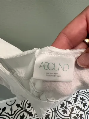 Abound White Peplum Camisole Tank thumbnail 3