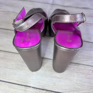 Trina‎ Turk metallic heels thumbnail 6