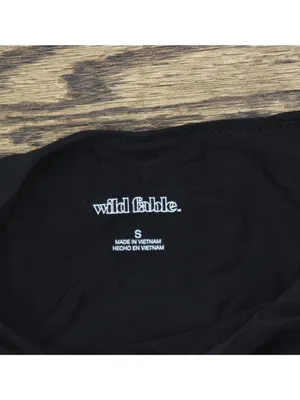 Wild Fable Womens Short Sleeve the Perfect T-Shirt 90069912 Black S thumbnail 3