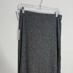 NWT Aritzia Babaton Rico Skirt Marled Gray Long Side Slits‎ Medium Minimalist thumbnail 3