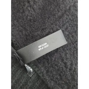 AQUA Womens Black Faux Fur Suede Knit Mixed Media Cardigan Jacket Large L‎ thumbnail 6