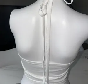 Medium halter white top thumbnail 2