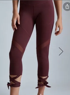 L’urv Last Dance Wine Colored Compression Leggings S NWT thumbnail 1