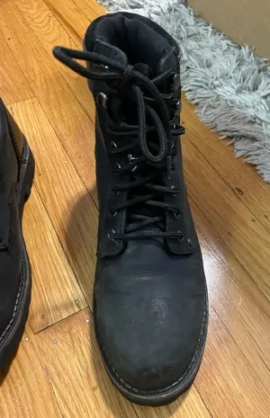 Combat Boots Black Size 9.5 thumbnail 4
