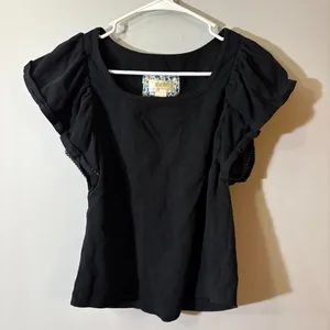 anthropologie‎ blouse black Size M thumbnail 1