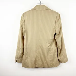 NEW ZARA Striped Oversized Menswear Inspired Blazer Women's‎ Size S Old Money thumbnail 4