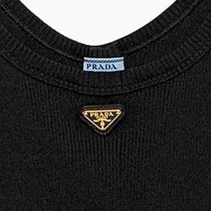 PRADA logo ribbed cropped tank top thumbnail 4