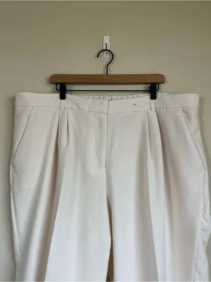 Abercrombie & Fitch Curve Love Tailored Wide Leg Crop Pants thumbnail 3
