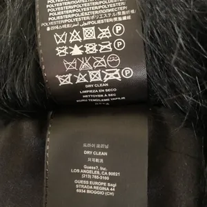 Guess Faux Fur Keyhole Scarf Black thumbnail 5