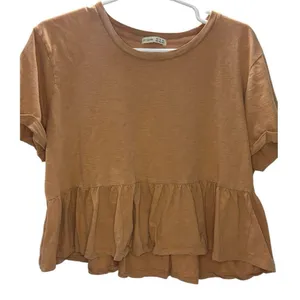 Cotton:On Peplum Babydoll T-Shirt – Camel Brown thumbnail 3
