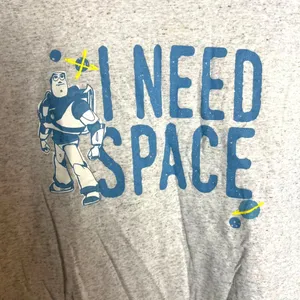 Disney Parks Women's S Buzz Lightyear‎ T-shirt I Need Space Casual Graphic thumbnail 2