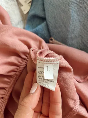 pink flowy dress Size L thumbnail 4