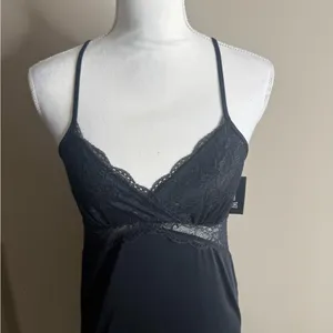 NWT INC International Concepts Black Chemise with Spaghetti Straps thumbnail 3