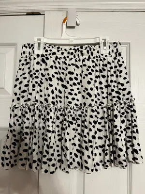 Amazon White Dotted Skirt thumbnail 5