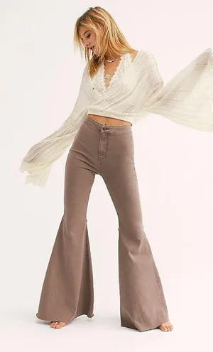 Free People Just Float On Flare Jeans thumbnail 1
