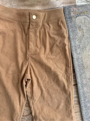 Flying Tomato Tan Corduroy Flare Pants size s thumbnail 2