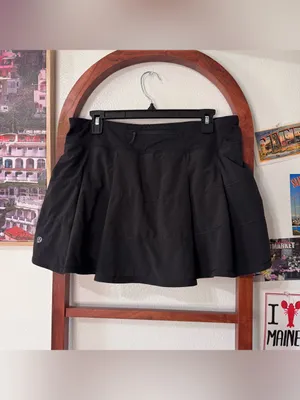 Lululemon Pace Rival Skirt Black thumbnail 4