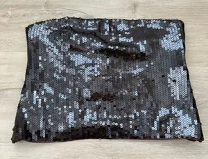 Abercrombie and Fitch Strapless Brown Sequin Corset thumbnail 1