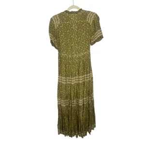 NWOT Free People Rare Feelings Tiered Printed Maxi Dress Women's Sz. XS thumbnail 6