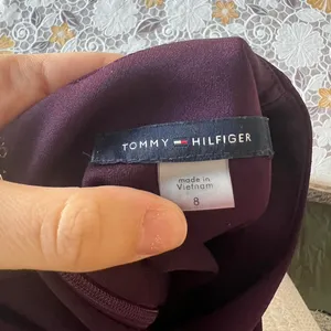 Tommy Hilfiger Plum Purple Dress Size 8 thumbnail 5