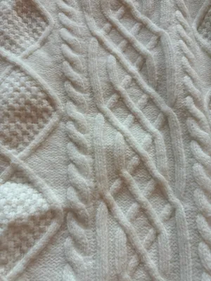 Cream Fisherman’s Cable Knit Oversized Sweater thumbnail 2