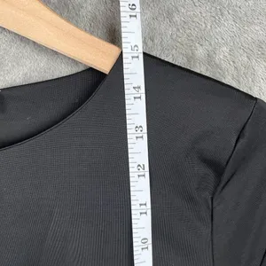 Cotton On Crop Top Women’s Large Black Long Sleeve Waist Tie Wrap Clubwear Y2K thumbnail 4