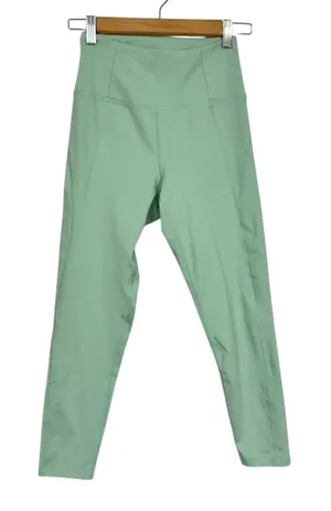 Girlfriend Collective Green High Rise Ankle Leggings Womens S Yoga Pants Gym thumbnail 1