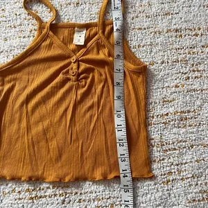 Lazy Sundays Tank Top in Mustard Yellow XS thumbnail 3