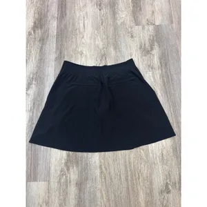 Athleta Ace Skort Black Athletic Golf Tennis Skirt with Pockets Size 8 thumbnail 3