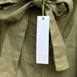 Good Luck Gem Cotton Pleated Paper Bag Tie Shorts thumbnail 7