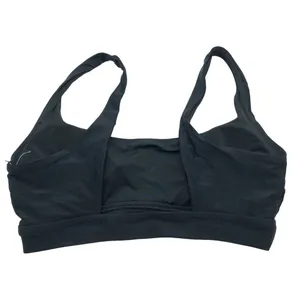 Aerie Bikini Top Scoop Neck Removable Cups Black M thumbnail 2