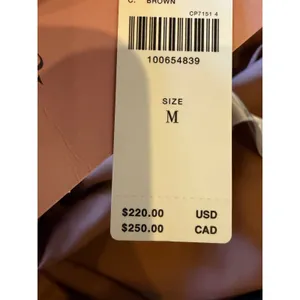 BHLDN Anthropologie Midi Dress Women Medium Brown NWT Satin Open Back Side Slit thumbnail 14