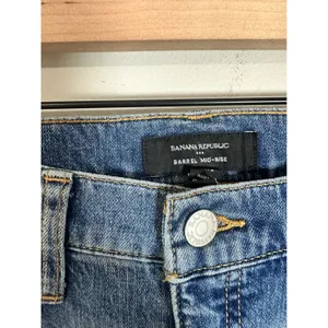 Banana Republic Darted Barrel Mid Rise Ankle‎ Jean Medium Wash 26/2 S/804434-03 thumbnail 4