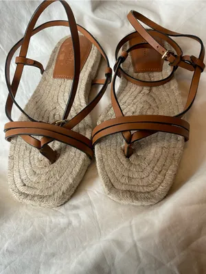 Madewell Woman’s The Mira Espadrille Thong Sandal Size 6 thumbnail 5