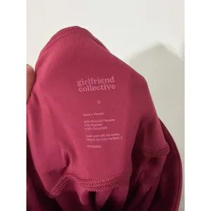 Girlfriend Collective Women’s High Rise Ankle Leggings Burgundy Size S Yoga thumbnail 7