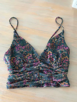 Urban Outfitters Floral Crop Top thumbnail 2