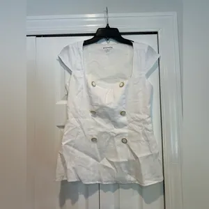 Reformation Meela Linen Top thumbnail 2