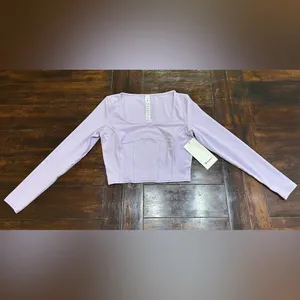 NWT Lululemon Waist-Seamed Nulu Long-Sleeve Shirt - Lilac Ether - 6 thumbnail 6