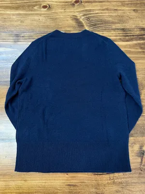 J. Crew Cashmere classic-fit crewneck sweater in Navy Blue Size XXS NWT thumbnail 10