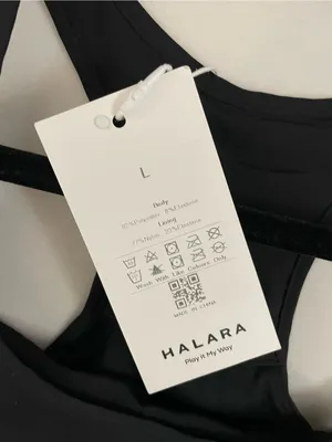 Halara NWT Black Racerback High-Low lightweight Dress Size L thumbnail 6