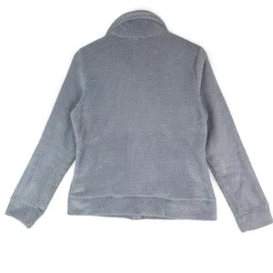 Free Country Jacket Womens S Gray Faux‎ Fur Full Zip Soft Plush Fleece Cozycore thumbnail 2