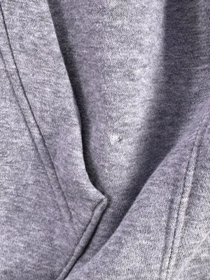 Vintage Nike Light Gray Hoodie White Logo Size Medium thumbnail 5