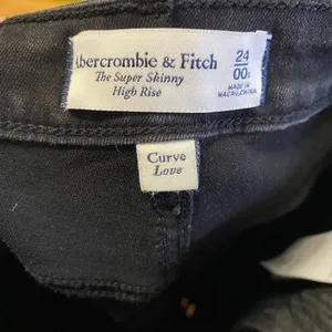 Abercrombie & Fitch Curve Love Skinny High Rise Coastal Cowgirl Western … thumbnail 7
