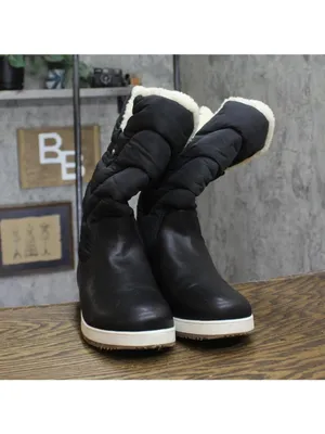 Journee Collection PIPPAH Shearling Lined Cold Weather Boots Black 10M thumbnail 4