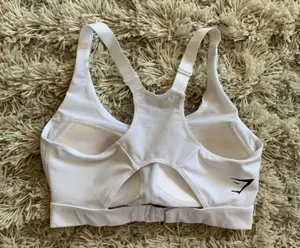 Gymshark White Sports Bra thumbnail 2