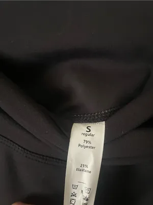 Halara Crossover High Waisted Flare Leggings Yoga Pants Black Size Small New thumbnail 6