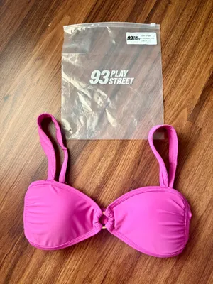 NEW 93 Playstreet BRIDGET Fuchsia Princess Bikini Top thumbnail 3