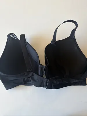 Lot of 2 Calvin Klein 36C Underwired Bra black and beige adjustable straps thumbnail 2