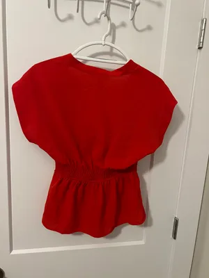 Monteau Red Blouse thumbnail 2