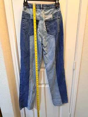 PacSun Two-Tone 90s Boyfriend Jeans Size 26 thumbnail 5